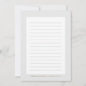 Graceful Script EDITABLE COLOR Hartelijk dank Bedankkaart (Achterkant)