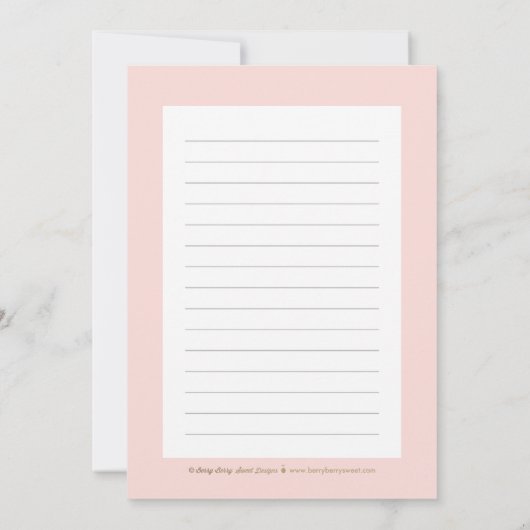 Graceful Script EDITABLE COLOR Hartelijk dank Bedankkaart (Achterkant)