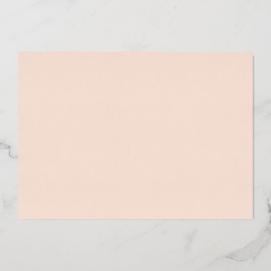 Graceful Script Quinceañera Birthday Party REAL Folie Uitnodiging (Achterkant)