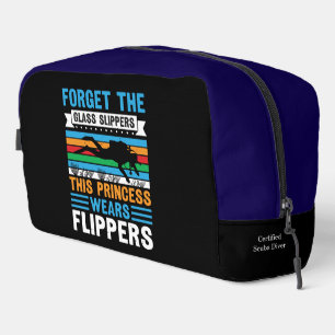 Graceful Scuba Diver in onderwatergelukzaligheid Toilettasje