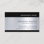 Graceful Silver-look stijlvol, modern, uniek Visitekaartje (Voorkant)