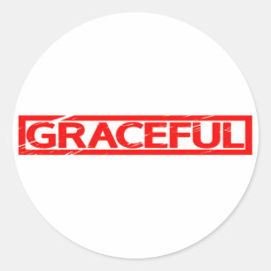 Graceful Stamp Ronde Sticker