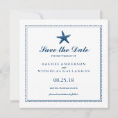 Graceful Starfish | Datum opslaan Save The Date (Voorkant)