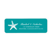 Graceful Starfish | Retouradres Etiket (Voorkant)