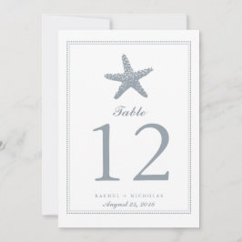 Graceful Starfish | Tabelnummer Kaart