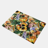 Graceful stijlvolle prachtige  patroonpansies deurmat (Schuin)