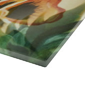 Graceful stijlvolle prachtige  patroonpansies snijplank (Hoek)