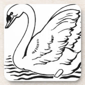 Graceful Swan Drankjes Onderzetter (Voorkant)