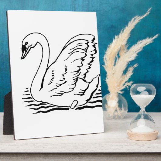 Graceful Swan Fotoplaat (Zijkant)