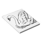 Graceful Swan Notitieblok (Schuin)