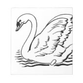 Graceful Swan Notitieblok (Voorkant)