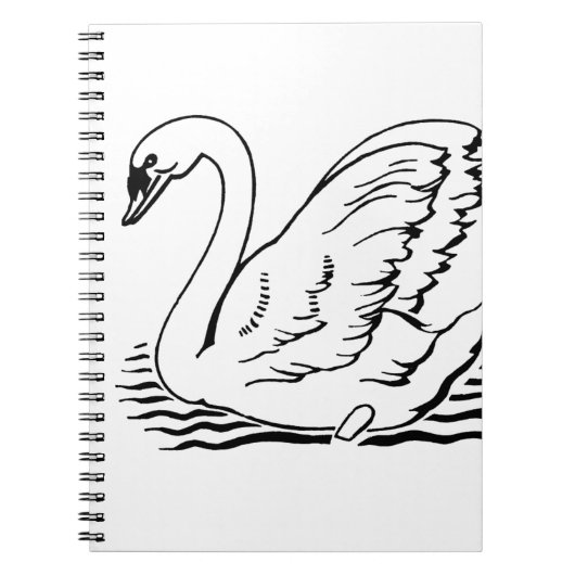 Graceful Swan Notitieboek (Voorkant)
