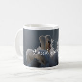 Graceful Swan: Romantisch 'Ik heb je nodig aan mij Koffiemok (Voorkant links)