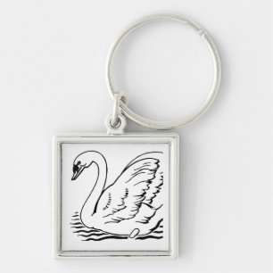 Graceful Swan Sleutelhanger
