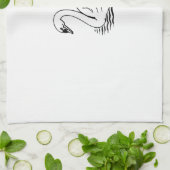 Graceful Swan Theedoek (Gevouwen)