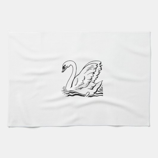 Graceful Swan Theedoek (Horizontaal)