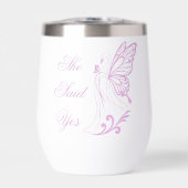 Graceful swan with butterfly wings (Voorkant)