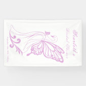 Graceful swan with butterfly wings spandoek (Horizontaal)
