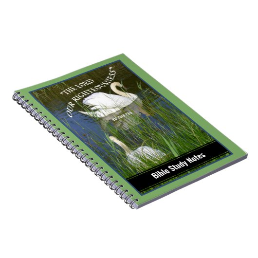 Graceful Swans Bible Study Notes Notitieboek (Rechterzijde)