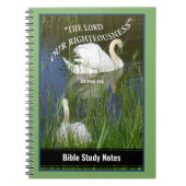 Graceful Swans Bible Study Notes Notitieboek (Voorkant)