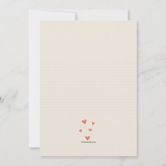 Graceful Swans Post bruiloft brunch uitnodiging (Achterkant)