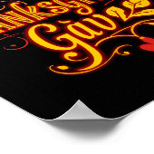 Graceful Thanksgiving Gav – Warm Autumn Typography Poster (Hoek)