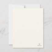 Graceful Tulips Personal Stationery Notitiekaartje (Achterkant)
