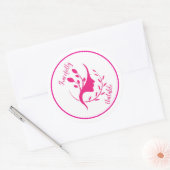 Graceful Unstable - Grappige en esthetische Sticke Ronde Sticker (Envelop)