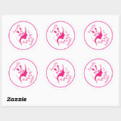 Graceful Unstable - Grappige en esthetische Sticke Ronde Sticker (Vel)