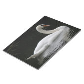 Graceful White Swan-laptop Notitieblok (Schuin)