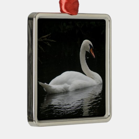 Graceful White Swan Ornament (Rechts)