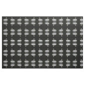 Graceful White Swan Patterned Animal Fabric Stof (Yard (91,4 cm))