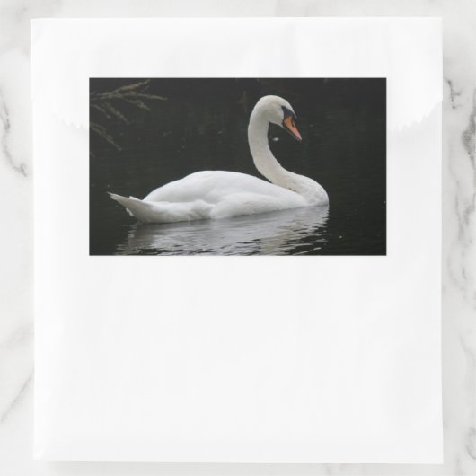 Graceful White Swan Stickers (Tas)