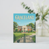 Graceland Briefkaart (Staand voorkant)