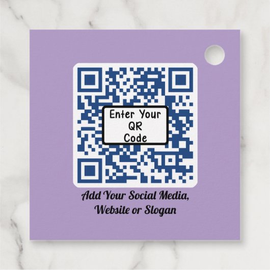 GraceMark Hang Label met QR-code (Achterkant)
