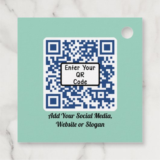 GraceMark Hang Label met QR-code (Achterkant)