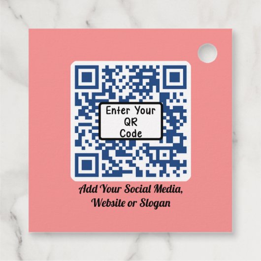GraceMark Hang Label met QR-code (Achterkant)