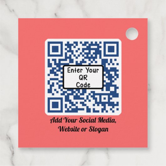 GraceMark Hang Label met QR-code (Achterkant)