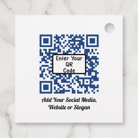GraceMark Hang Label met QR-code (Achterkant)