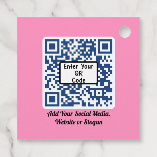 GraceMark Hang Label met QR-code (Achterkant)