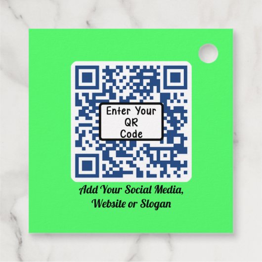 GraceMark Hang Label met QR-code (Achterkant)