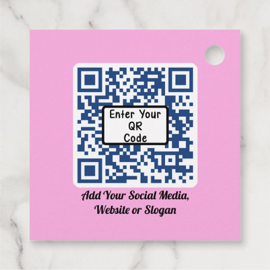 GraceMark Hang Label met QR-code (Achterkant)