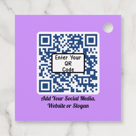 GraceMark Hang Label met QR-code (Achterkant)