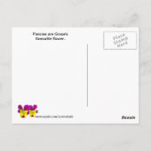 Grace's Chocolate Cake Postcard Briefkaart (Achterkant)