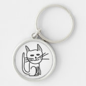 Gracey's Happy Cat Sleutelhanger (Voorkant)