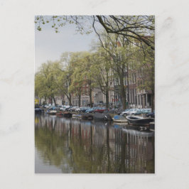 Grachten in Amsterdam, Holland Briefkaart