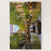 Grachten van Amsterdam. Legpuzzel (Verticaal)