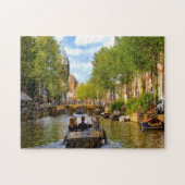 Grachten van Amsterdam. Legpuzzel (Horizontaal)