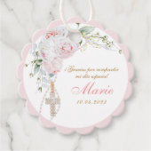 © Gracias Bautizo Niña Bedankjes Labels (Voorkant)