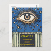 Gracias, Big Eye, tekstwijziging Briefkaart (Voorkant / Achterkant)